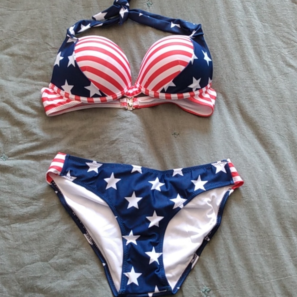American flag bikini